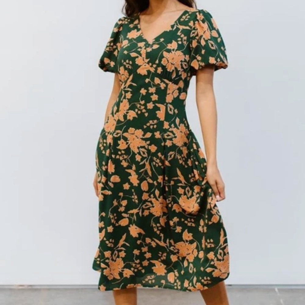 Baltic Born Floral Midi Dress
